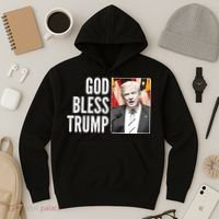 God Bless Trump Hoodie thumb 3