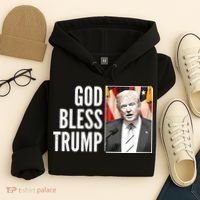 God Bless Trump Hoodie thumb 4