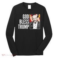 God Bless Trump Long Sleeve Shirt thumb 0