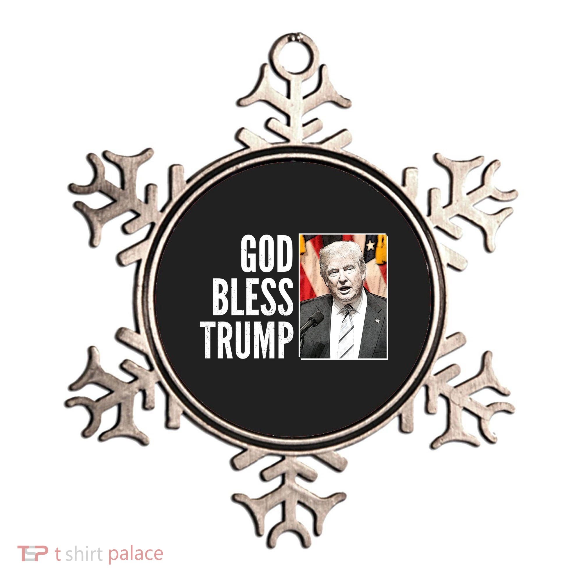 God Bless Trump Ornament