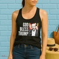God Bless Trump Women's Tank Top thumb 2