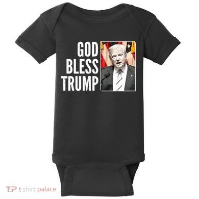 God Bless Trump Baby Bodysuit