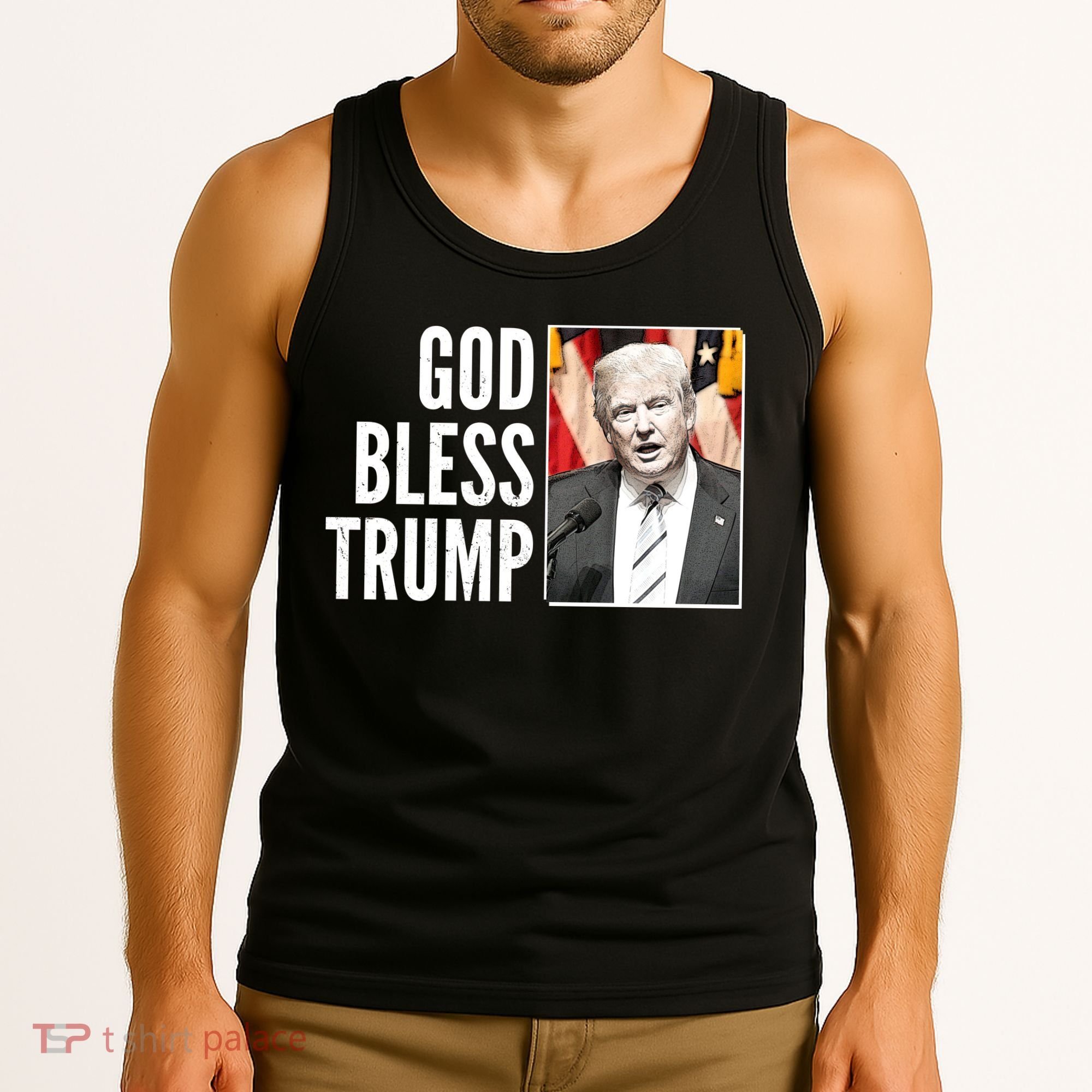 God Bless Trump Tank Top