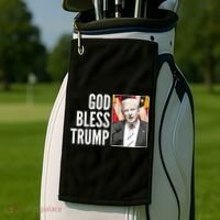 God Bless Trump Golf Towel thumb 2
