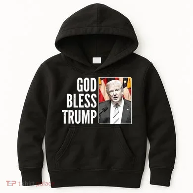 God Bless Trump Kids Hoodie
