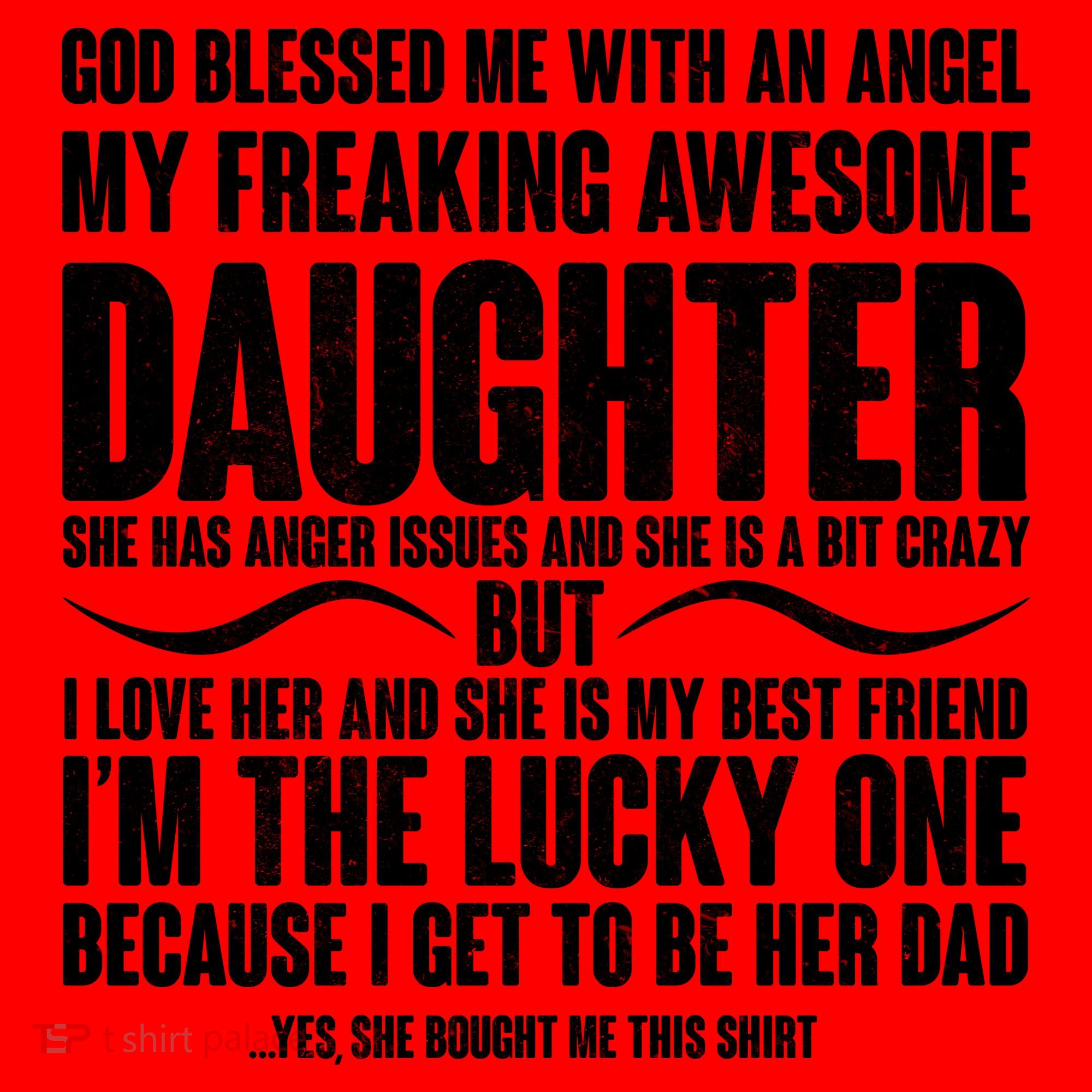 God Blessed Me With An Angel My Awesome Daughter Santa Hat