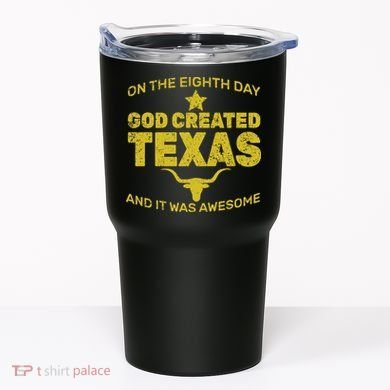 God Created Texas Tumbler
