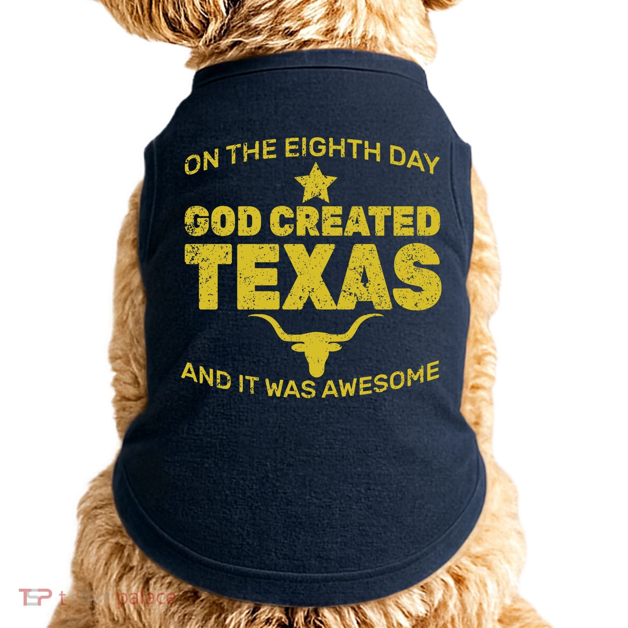 God Created Texas Doggie Tank