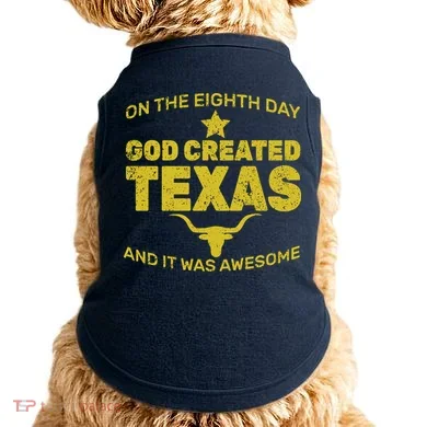 God Created Texas Doggie Tank