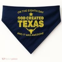 God Created Texas USA-Made Doggie Bandana thumb 0