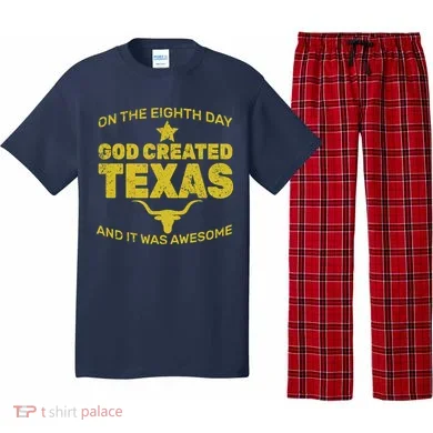 God Created Texas Pajama Set