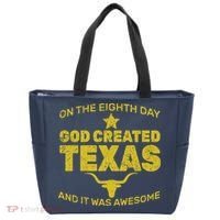 God Created Texas Tote Bag thumb 0
