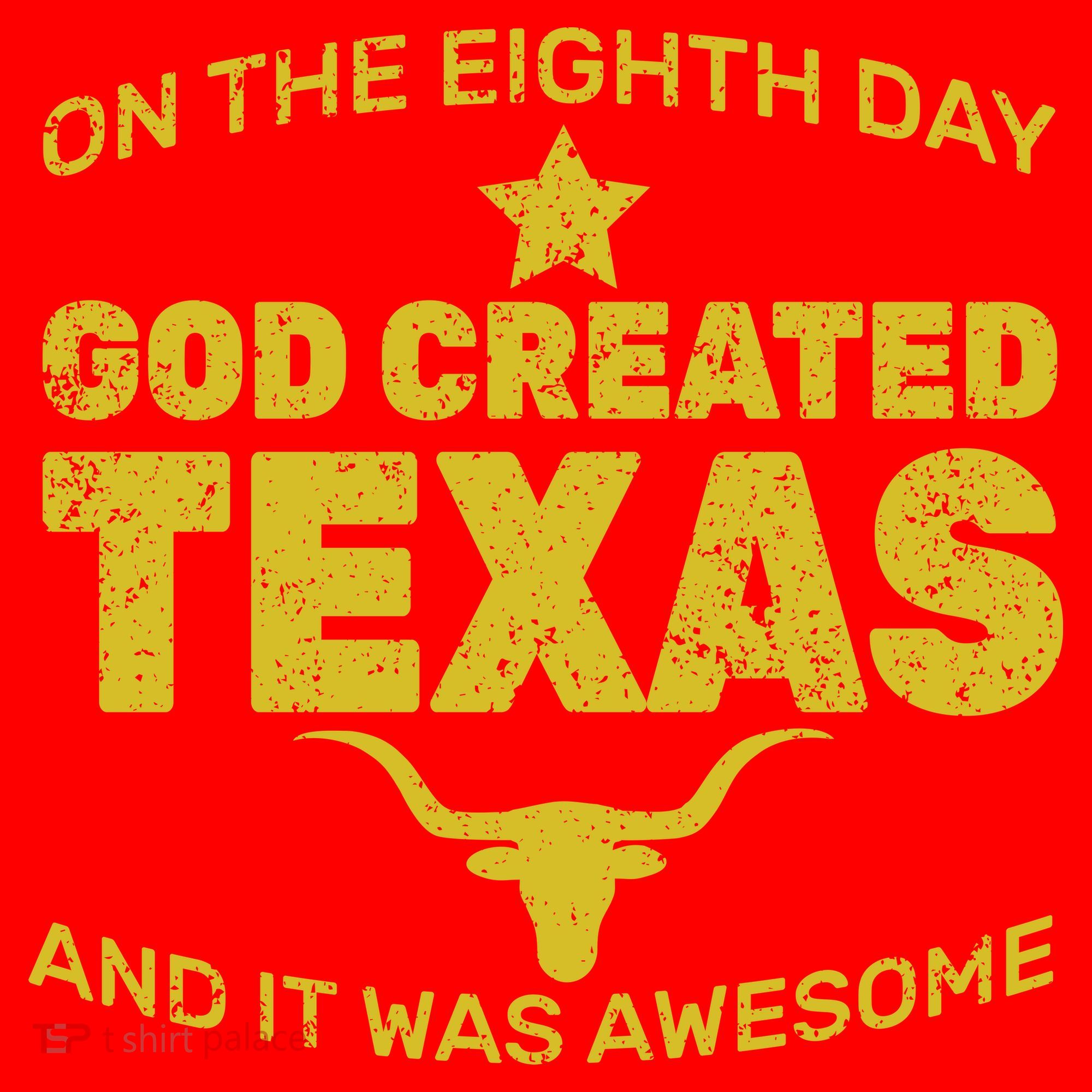 God Created Texas Santa Hat