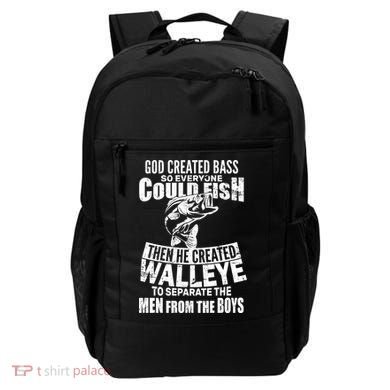 God Created Walleye Backpack