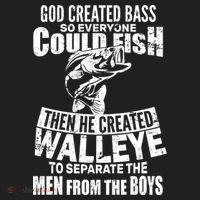 God Created Walleye Tumbler thumb 3