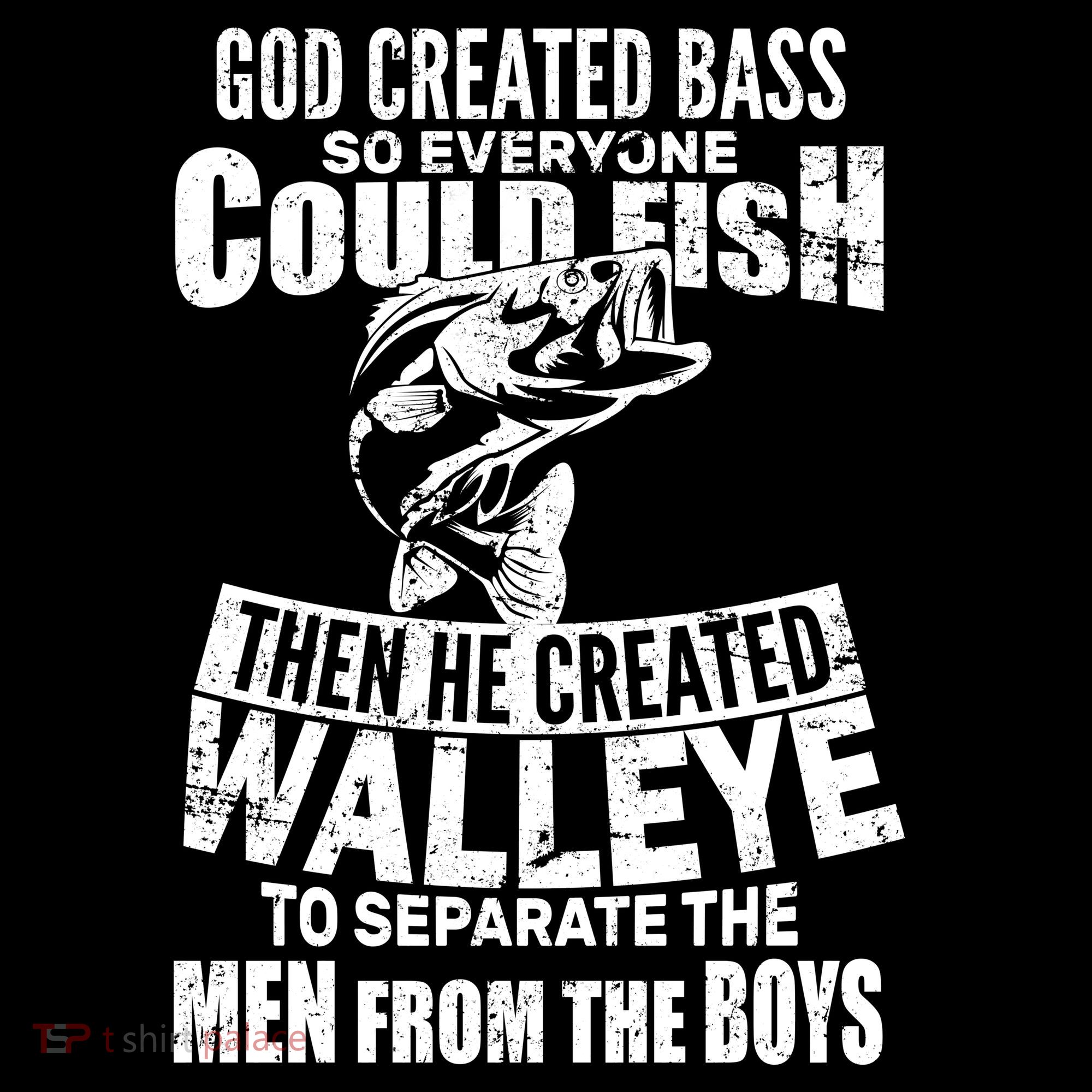 God Created Walleye Ornament
