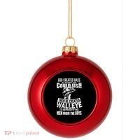 God Created Walleye Plastic Christmas Ball Ornament thumb 0