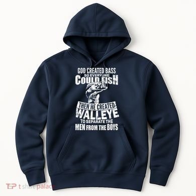 God Created Walleye Hoodie
