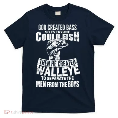 God Created Walleye T-Shirt