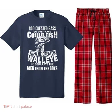 God Created Walleye Pajama Set