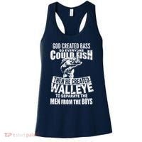 God Created Walleye Women's Tank Top thumb 0