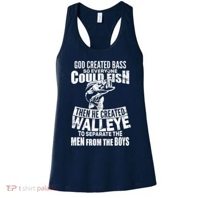 God Created Walleye Women's Tank Top