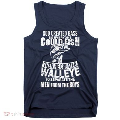 God Created Walleye Tank Top
