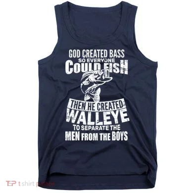 God Created Walleye Tank Top