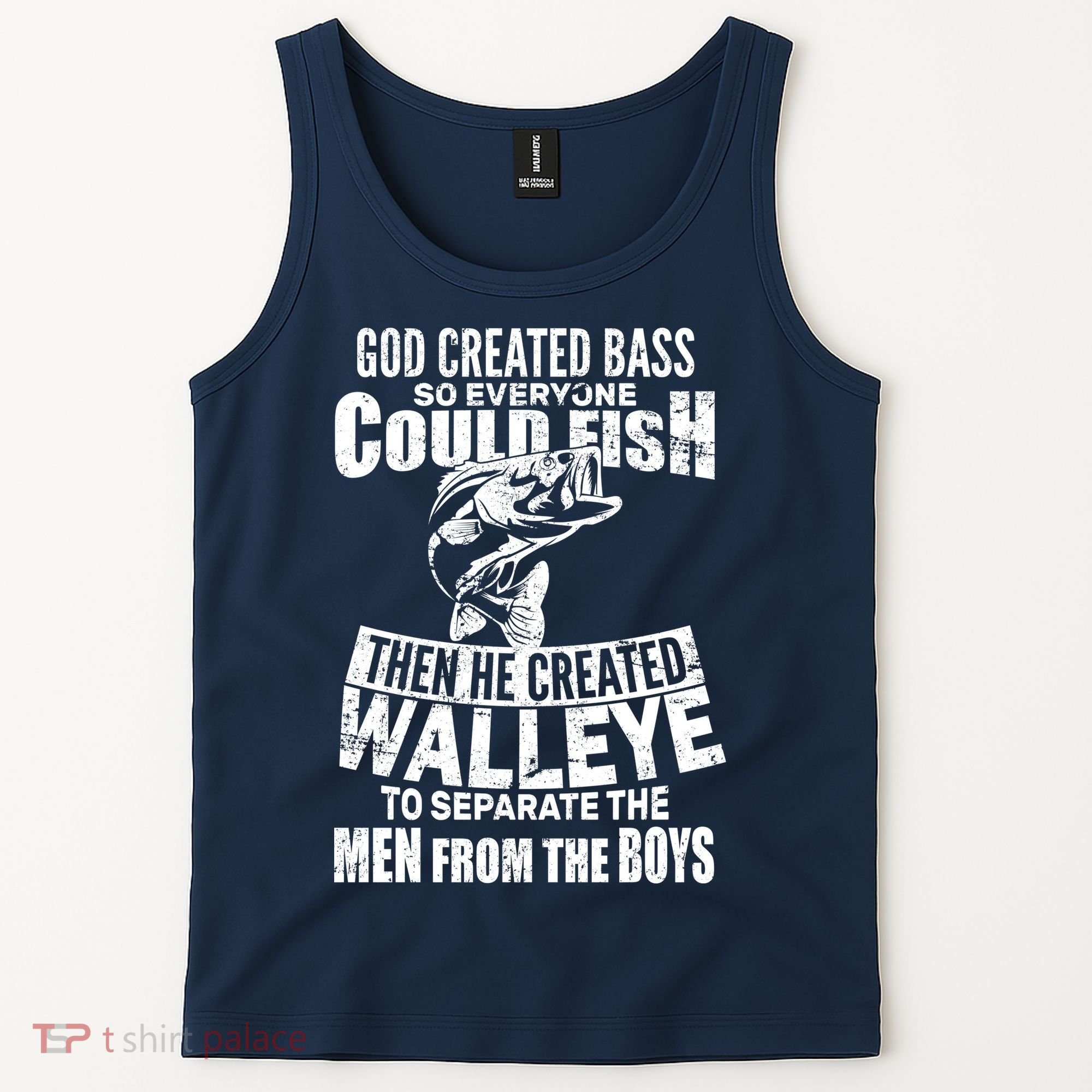 God Created Walleye Tank Top