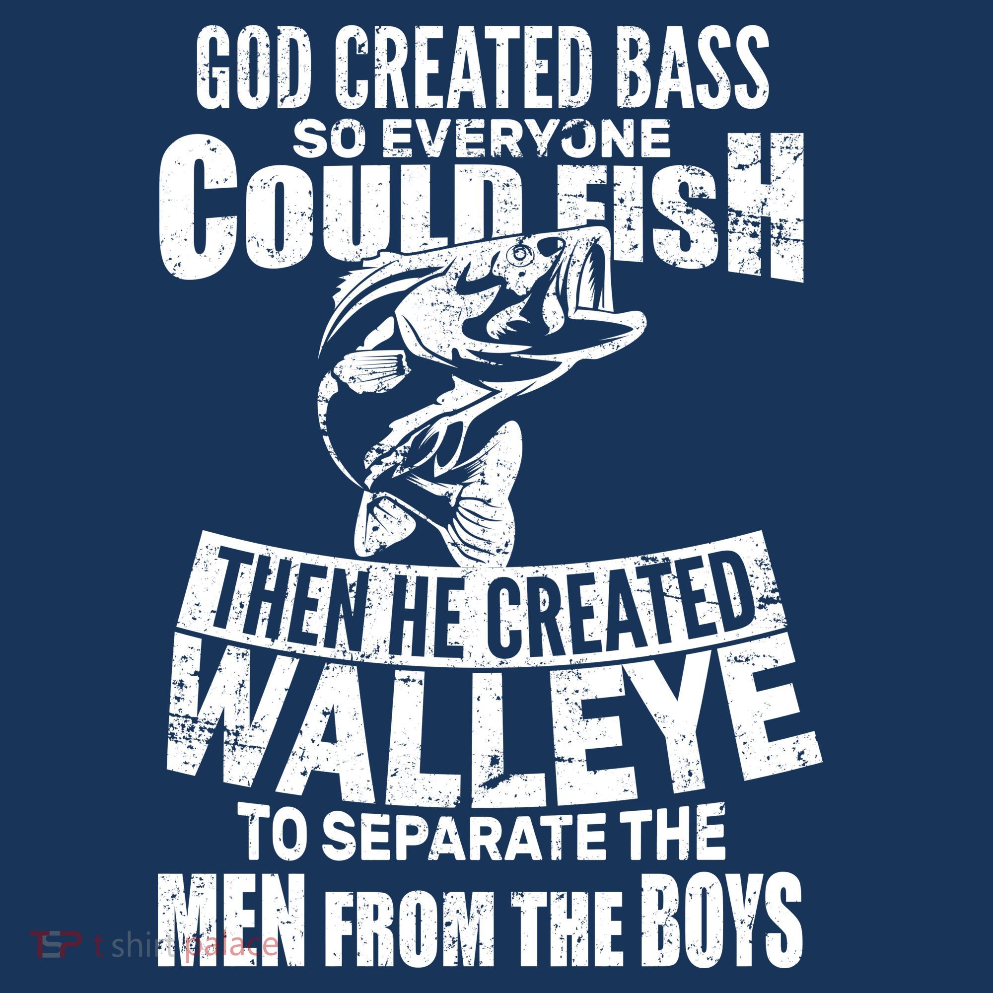 God Created Walleye Women's Long Sleeve Shirt