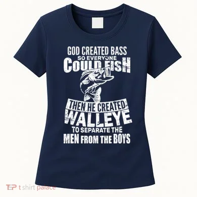 God Created Walleye Women's T-Shirt