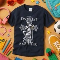 God DNA Test Kids T-Shirt thumb 3