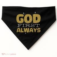 God First Always USA-Made Doggie Bandana thumb 0
