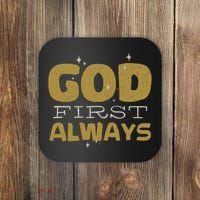 God First Always Coaster thumb 0