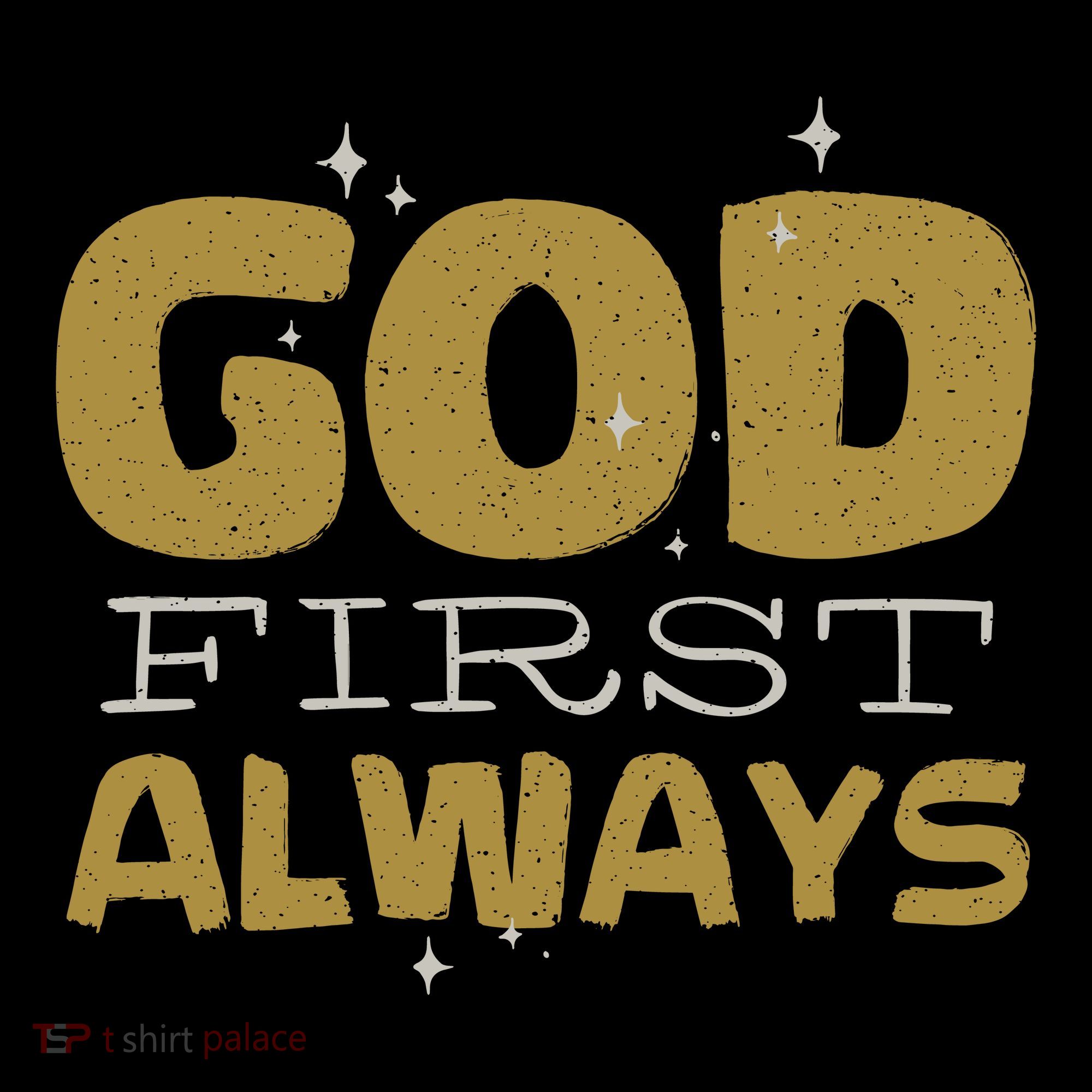 God First Always Coaster