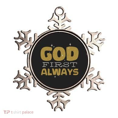 God First Always Ornament