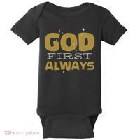 God First Always Baby Bodysuit thumb 0
