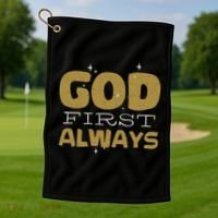 God First Always Golf Towel thumb 1