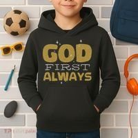 God First Always Kids Hoodie thumb 2