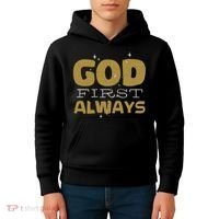 God First Always Kids Hoodie thumb 4