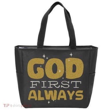 God First Always Tote Bag