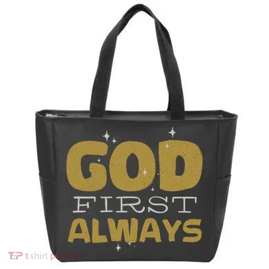 God First Always Tote Bag