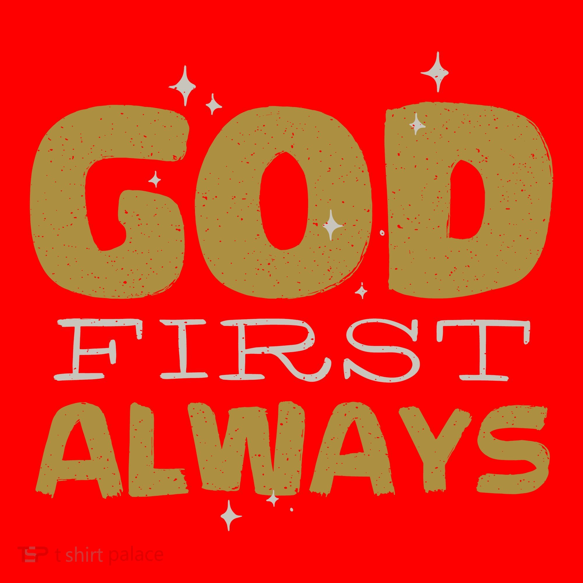 God First Always Santa Hat