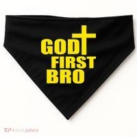 God First Bro USA-Made Doggie Bandana thumb 0