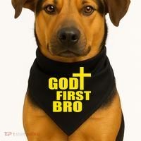 God First Bro USA-Made Doggie Bandana thumb 1