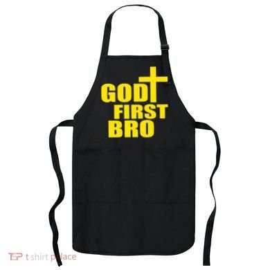 God First Bro Apron