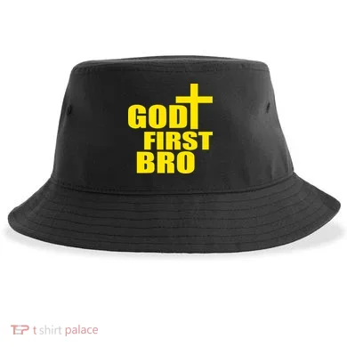 God First Bro Sustainable Bucket Hat
