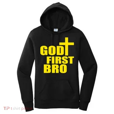 God First Bro Women's Hoodie