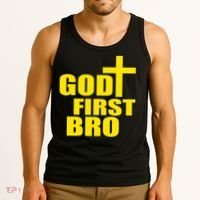God First Bro Tank Top thumb 3
