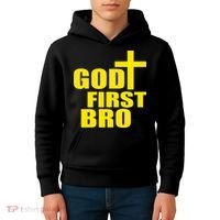 God First Bro Kids Hoodie thumb 4